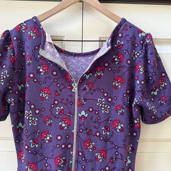 LuLaRoe Amelia Short Sleeve Dress with pockets women’s size large - Picture 5 of 13